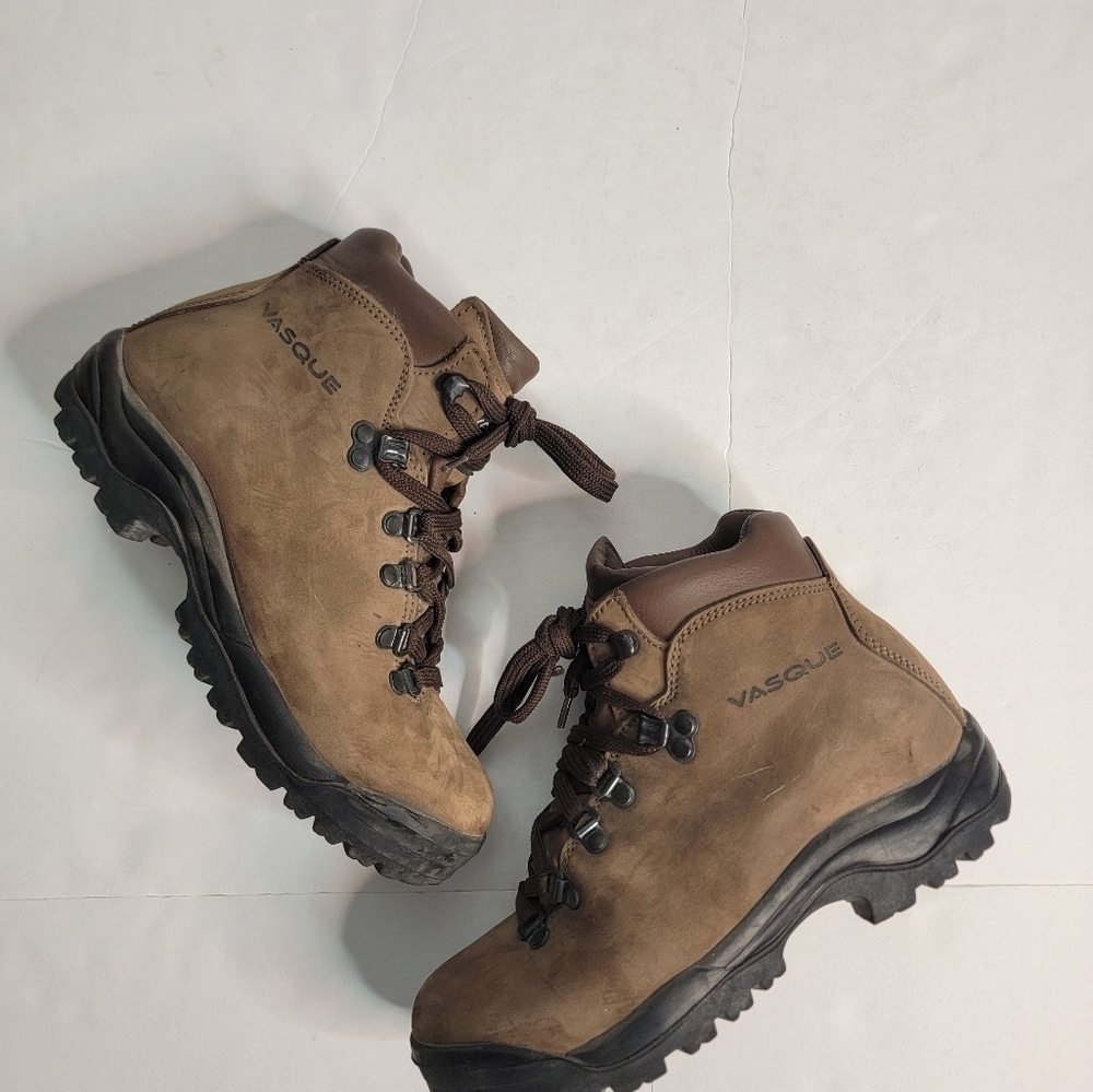 Vasque Sz 6 Gore-Tex Boots Cowhide Waterproof Hiking Brown